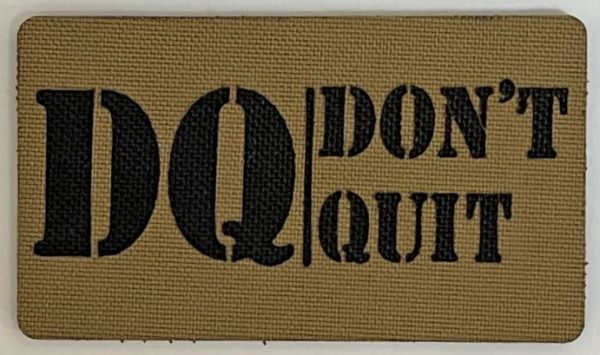 DQ|Don't Quit Велкро Нашивка / Пач - Image 2